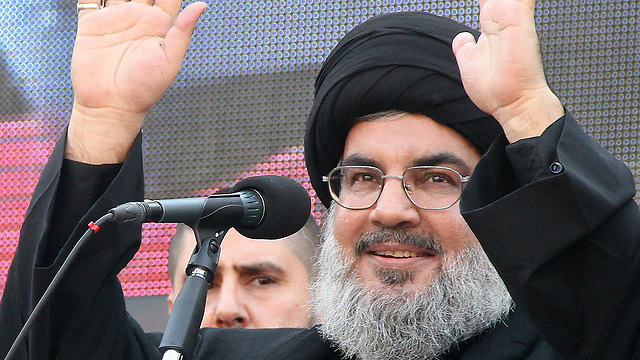 Hezbollah Secretary General Hassan Nasrallah giving a speech. (Photo: AFP) - 497522701002391640360no