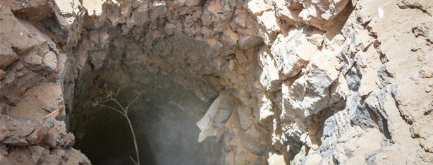 Tunnel found near a mosque (Photo: IDF Spokesman)