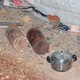 Pipe bombs (Archives) Photo: IDF Spokesperson's Unit