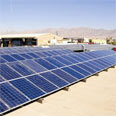 A solar facility in the Arava Photo: Yossi Dos-Santos