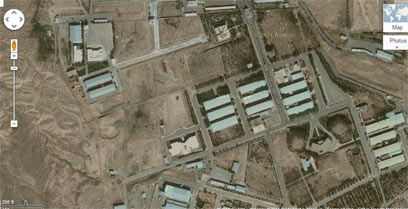 Satellite image of Parchin complex