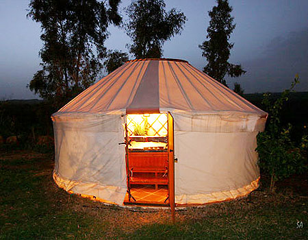 yurt eco tourism Israel