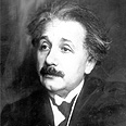Albert Einstein - on the logo Photo: Getty Images