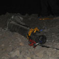 Grad rocket explodes near Eilat Photo: Yair Sagi, Yedioth Ahronoth