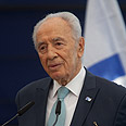 Peres. Special honor Photo: Ohad Zwigenberg