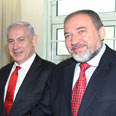 Netanyahu and Lieberman Photo: EPA