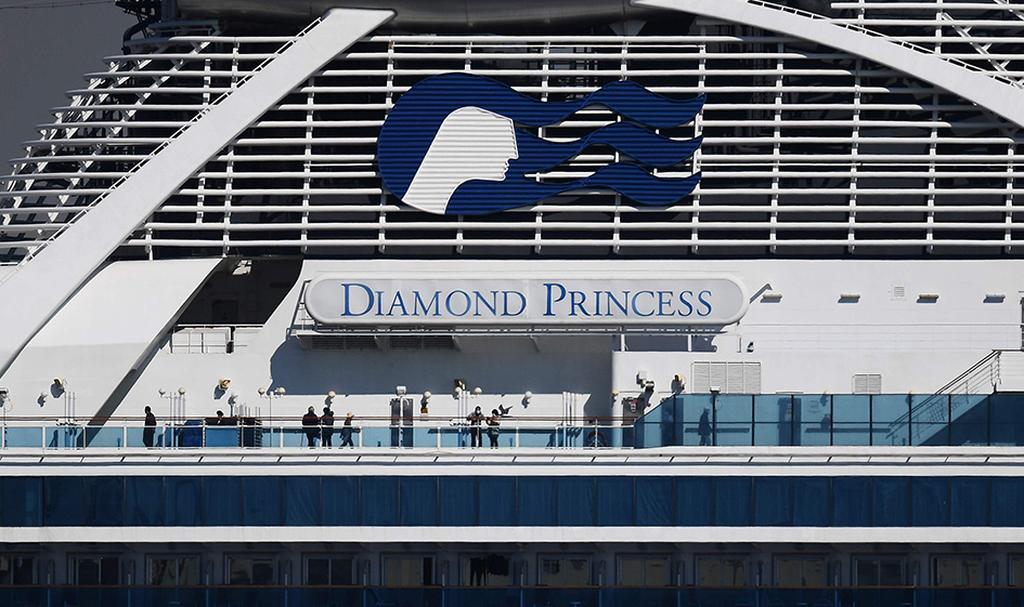 Круизный лайнер Diamond Princess (Photo: AFP)